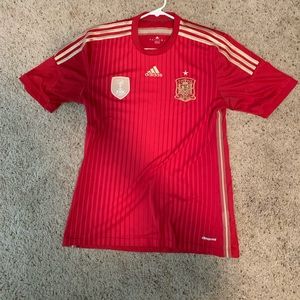 Adidas 2014 World Cup Spain Home Jersey Authentic